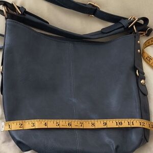 Elegant Dark Blue Shoulder/Hand Bag